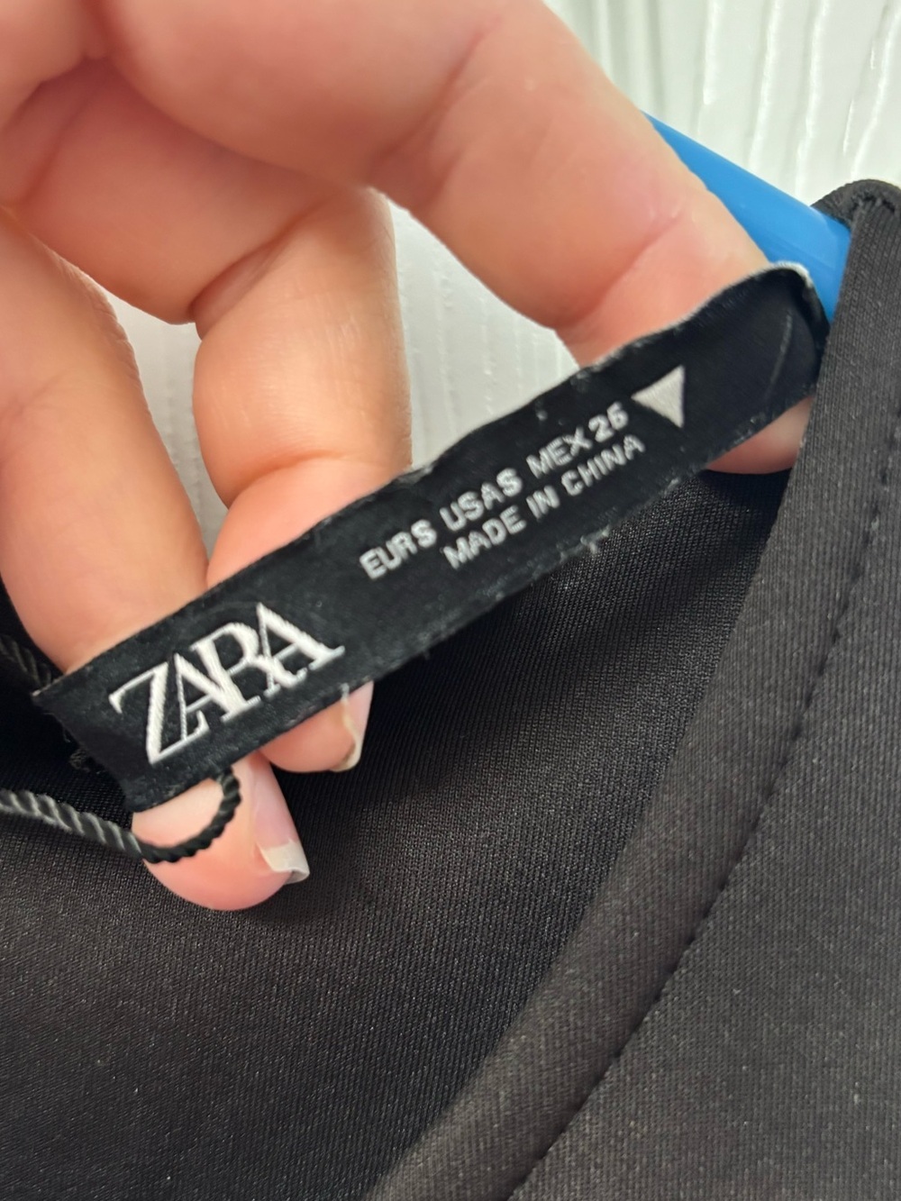 Zara Solid Black Twist Open Back Scuba Front Slit Maxi Dress Women’s Size Small - Picture 8 of 9